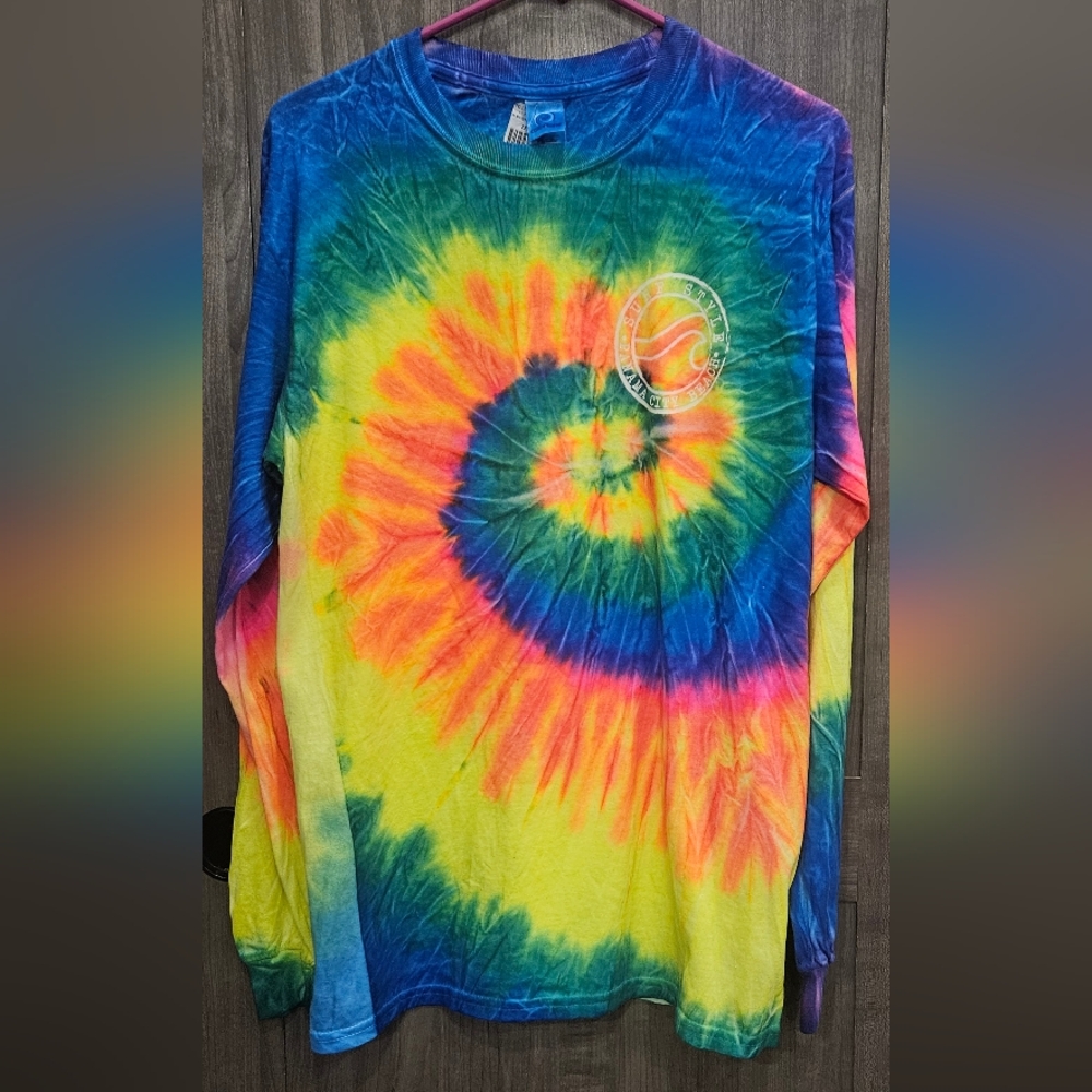 Tie Dye‎ Panama City Beach Florida Long Sleeve Souvenir T-Shirt